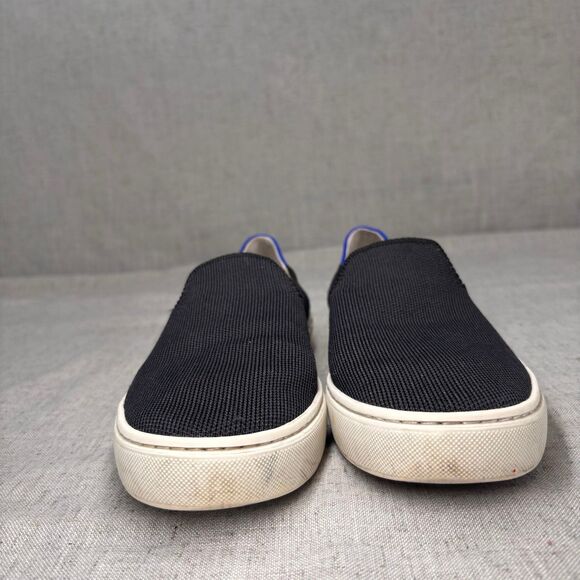 Rothy's The Original Slip On‎ Sneaker Black Knit Shoes Classic Casual Women's 8 - Picture 4 of 11